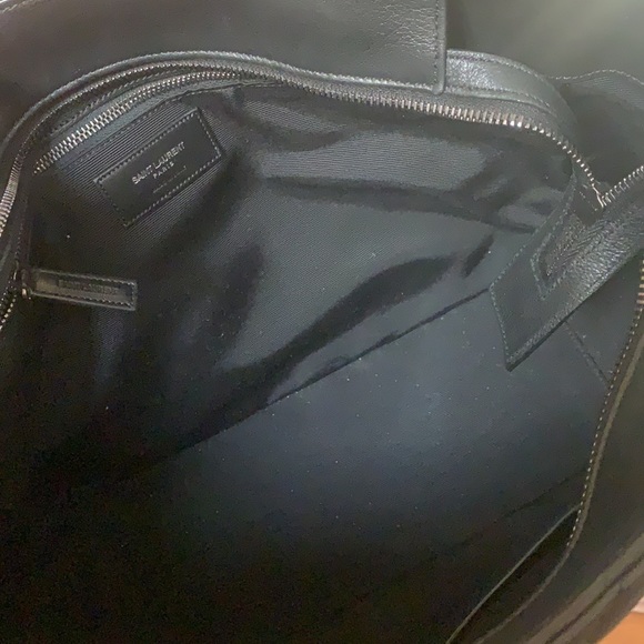 Vintage YSL Black Chevron Tote - Picture 10 of 16